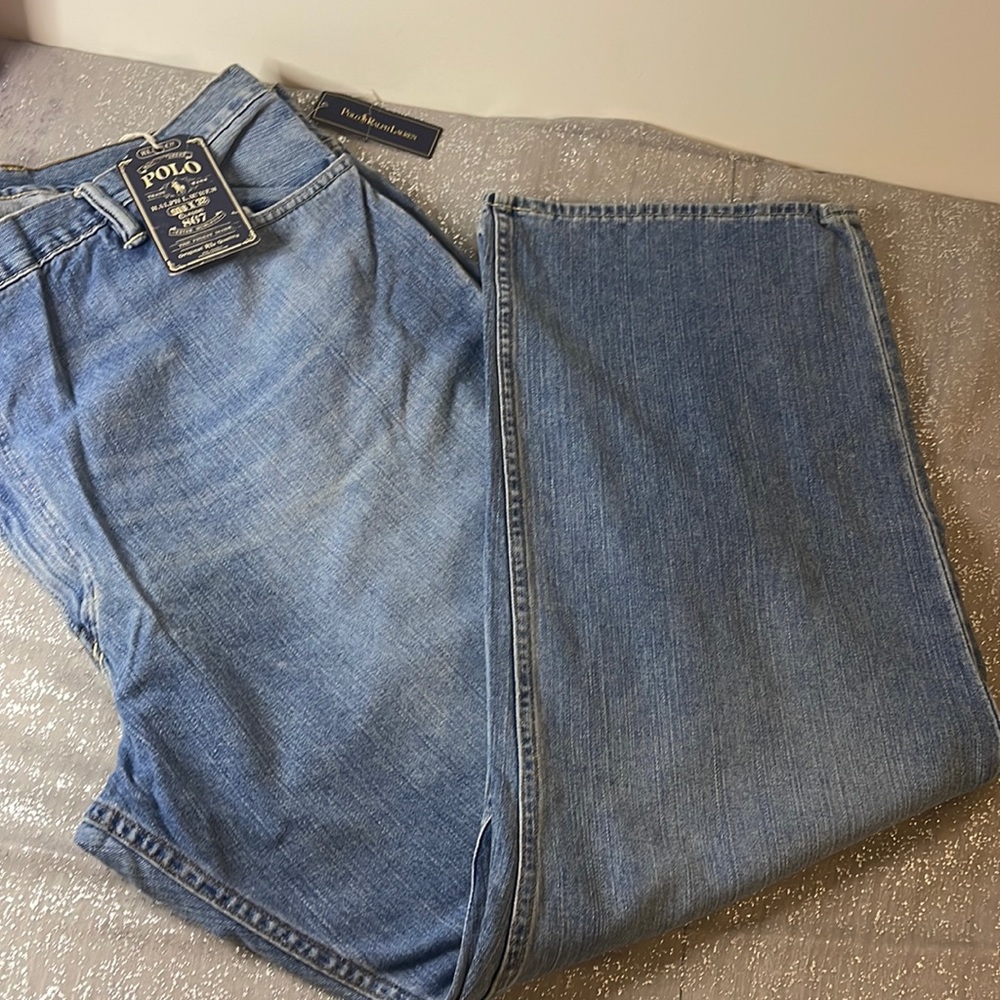 Polo Ralph Lauren Men’s Jeans Size 50B/32 Blue Color.